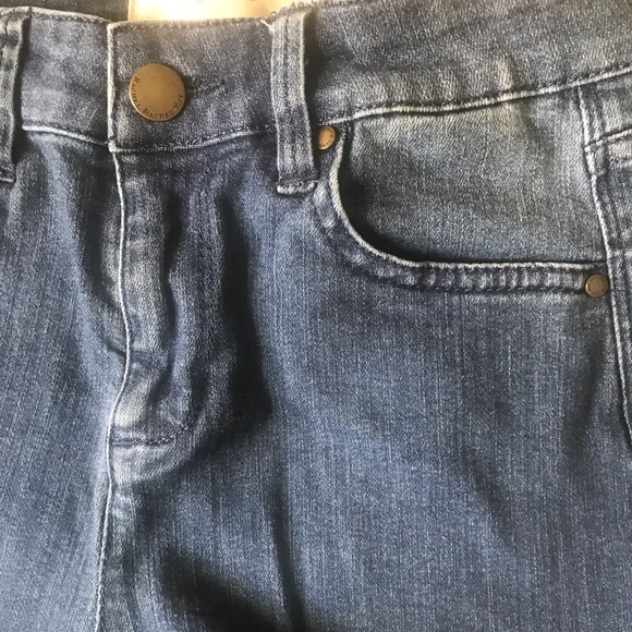 Rachel Roy Destructed Med Blue Jeans - Picture 5 of 7